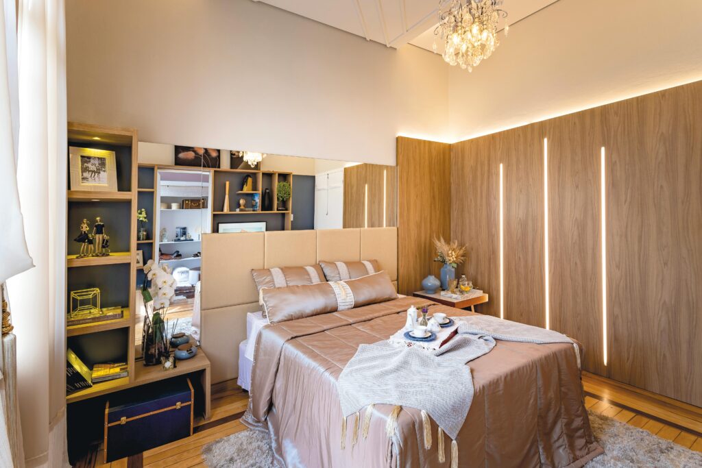 restained wood panels